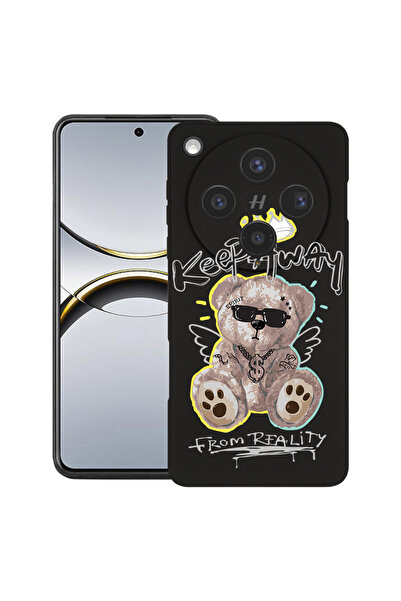 bestcase Husă premium din silicon pentru OPPO Find X8, cu design Teddy Bear K...