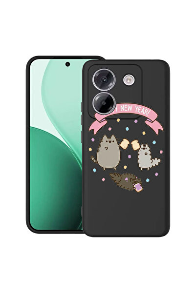 bestcase Carcasă ultra subțire TPU pentru Poco M7 Pro 5G, cu design „Anul Nou...