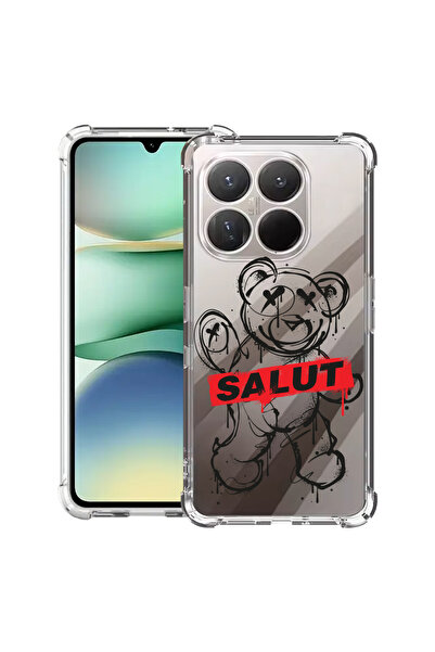 bestcase Husa Anti-Soc pentru Xiaomi 17, cu Design Teddy Bear Salut, 2099999 ...