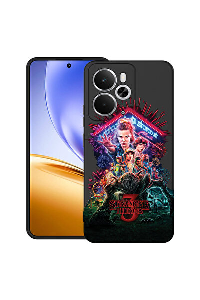 bestcase Carcasă ultra subțire TPU pentru Realme 14 5G, cu design Stranger Things, 3113069 B 372
