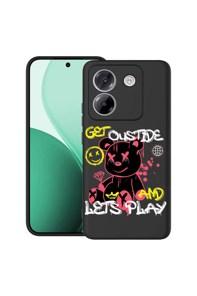 bestcase Carcasă ultra subțire TPU pentru Poco M7 Pro 5G, cu design ursuleț d...