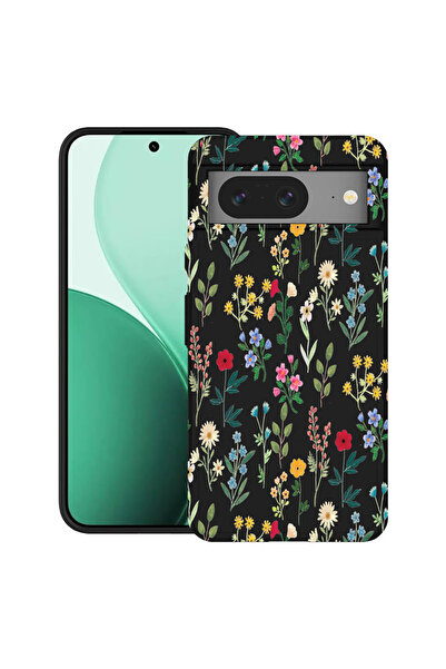bestcase Carcasă ultrasubțire TPU pentru Google Pixel 8, cu design Flori de p...