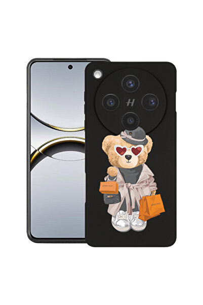 bestcase Husă premium din silicon pentru OPPO Find X8, cu design Teddy Bear S...