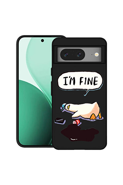 bestcase Carcasă ultra subțire TPU pentru Google Pixel 8, cu design Duck Life...