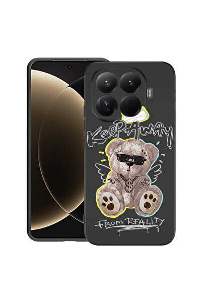 bestcase Husă premium din silicon pentru Xiaomi 15T Pro, cu design Teddy Bear...