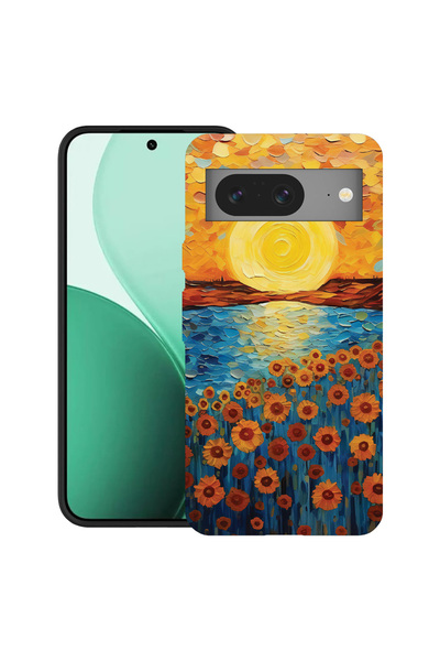 bestcase Carcasă ultra subțire TPU pentru Google Pixel 8, cu design pictură f...