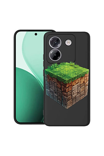 bestcase Carcasă ultra subțire TPU pentru Poco M7 Pro 5G, cu design Minecraft World, 2100003 B 1680