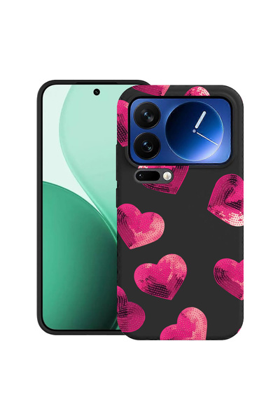 bestcase Carcasă ultra subțire TPU pentru Xiaomi 17 Pro, cu design cu model de inimă, 2100006 B 987