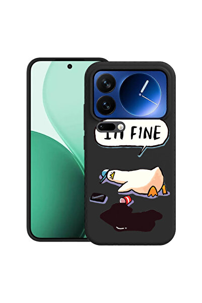 bestcase Carcasă ultra subțire TPU pentru Xiaomi 17 Pro, cu design Duck Life - I'm Fine, 2100006 B 963
