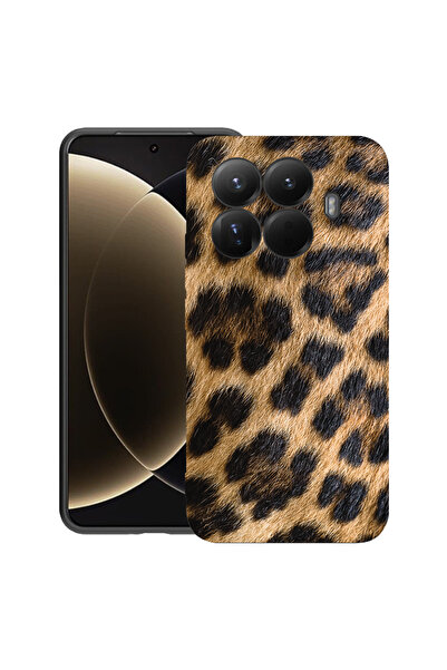 bestcase Husă premium din silicon pentru Xiaomi 15T Pro, cu design cu model leopard, 3100018 PB 1442