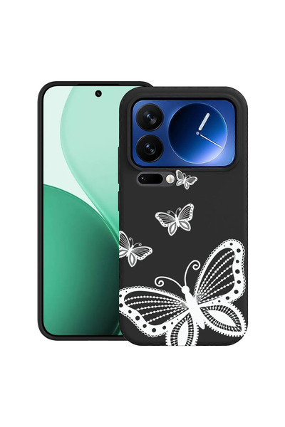 bestcase Carcasă ultra subțire TPU pentru Xiaomi 17 Pro, cu design fluture, 2100006 B 79