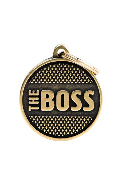 My Family قلادة برونزية مستديرة - متوسطة الحجم