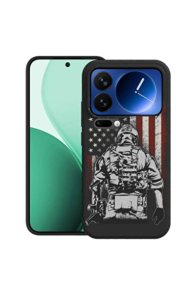 bestcase Carcasă ultra subțire TPU pentru Xiaomi 17 Pro, cu design American Soldier, 2100006 B 1832