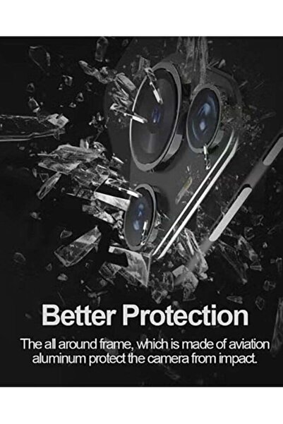 Generic Camera Lens Protector for HUAWEI Pura 80 (Black) — Tempered Glass Metal Frame