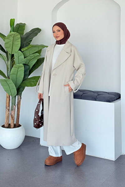 Şulemoda Giyim Zenom Coat Cream