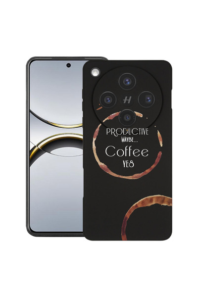 bestcase Husă premium din silicon pentru OPPO Find X8, cu design cafea, 20436...