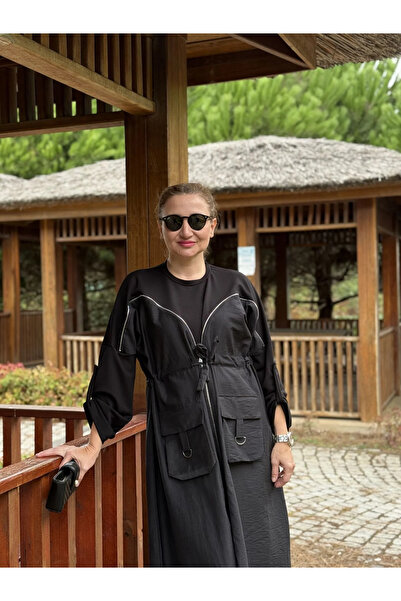 EL jadida Women's Zipper Detailed Dress