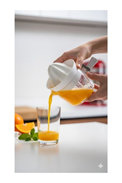 Global Ersat Manual Orange, Lemon Citrus Juicer - Hand Operated for Home and Outdoor Use