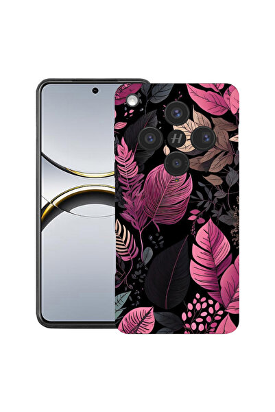 bestcase Husă premium din silicon pentru OPPO Find X8, cu design pene de tran...