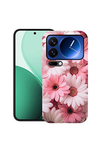 bestcase Carcasă ultra subțire TPU pentru Xiaomi 17 Pro, cu design roz margar...