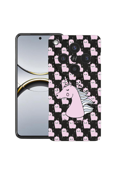 bestcase Husă premium din silicon pentru OPPO Find X8, cu design Unicorn - I ...