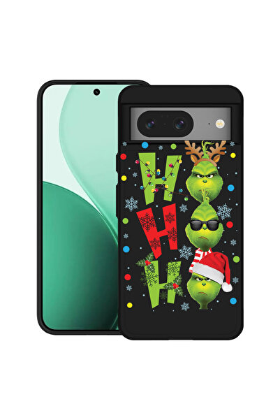 bestcase Carcasă ultra subțire TPU pentru Google Pixel 8, cu design Grinches ...