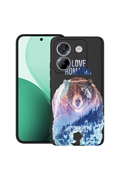 bestcase Carcasă ultra subțire TPU pentru Poco M7 Pro 5G, cu design I Love Romania, 2100003 B 35