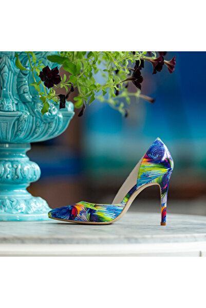 OEM Pantofi Stiletto Aime Blue Magic - 35