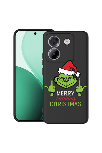 bestcase Carcasă ultra subțire TPU pentru Poco M7 Pro 5G, cu design Grinches - Merry Xmas, 2100003 B 1603