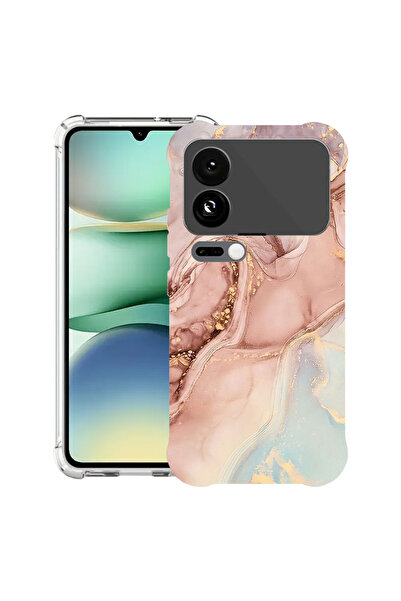 bestcase Carcasă antișoc pentru Xiaomi 17 Pro, cu design roz marmoră, 2099997...