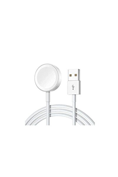 Generic Magnetic Wireless Charging USB Charger Cable For Apple iWatch (Series 5/4/3/2) White