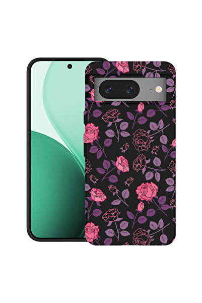 bestcase Carcasă ultra subțire TPU pentru Google Pixel 8, cu design roz, 2100...