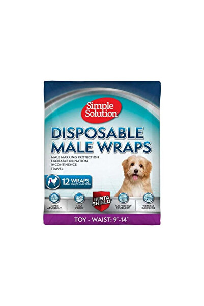 Simple Solution Dog Diapers Large x12