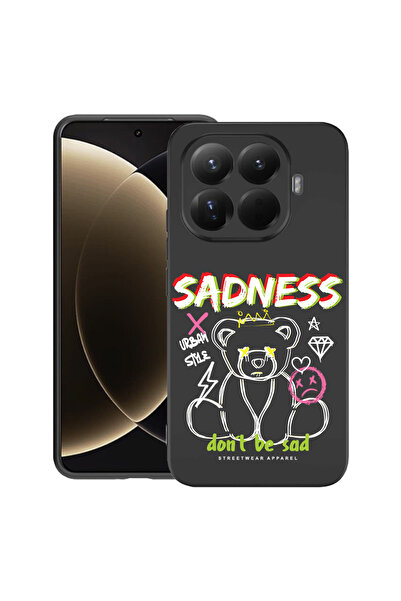 bestcase Husă premium din silicon pentru Xiaomi 15T Pro, cu design Teddy Bear Sadness, 3100018 PB 1558