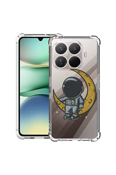 bestcase Carcasă antișoc pentru Xiaomi 15T Pro, cu design Astronaut pe Lună, ...