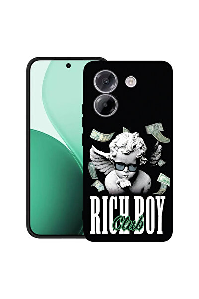 bestcase Carcasă ultra subțire TPU pentru Poco M7 Pro 5G, cu design Rich Boy Club, 2100003 B 1457