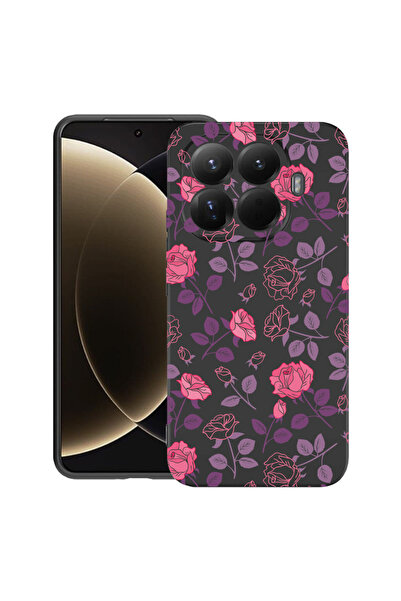 bestcase Husă premium din silicon pentru Xiaomi 15T Pro, cu design roz, 3100018 PB 168