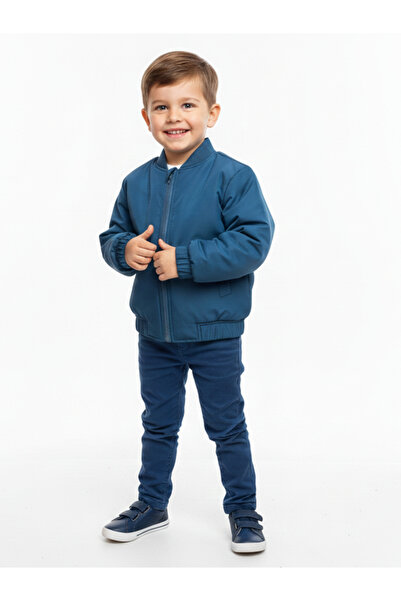 SmallTouch Çift Cepli Çocuk Bomber Mont