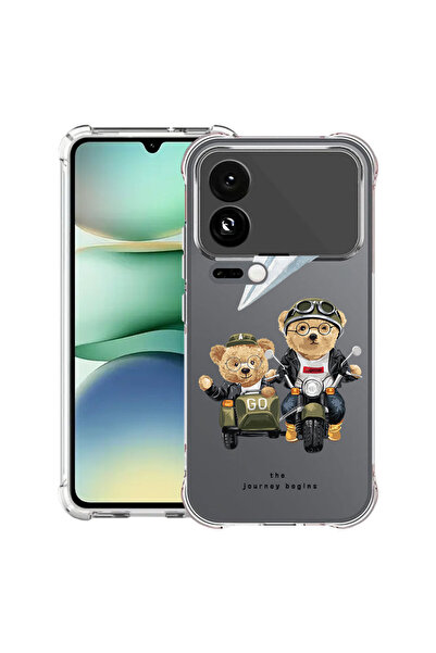 bestcase Carcasă antișoc pentru Xiaomi 17 Pro, cu design Teddy On The Road, 2...