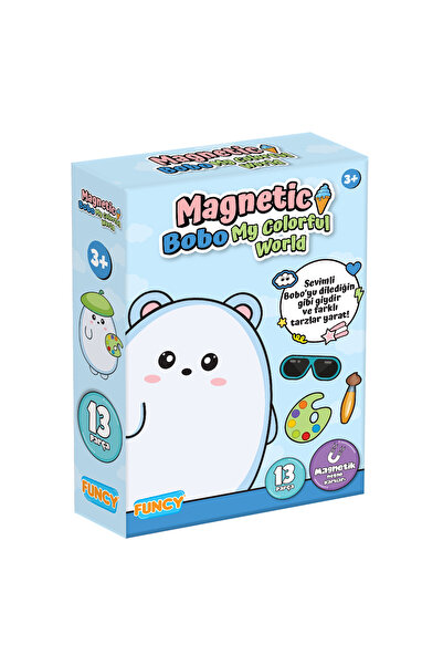 FUNCY لعبة صندوق الكلمات الملونة المغناطيسية بوبو