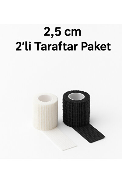 wicromed Elastik Kendinden Yapışkanlı Coban Bandaj 2,5 Cm Koban Taraftar Pake...