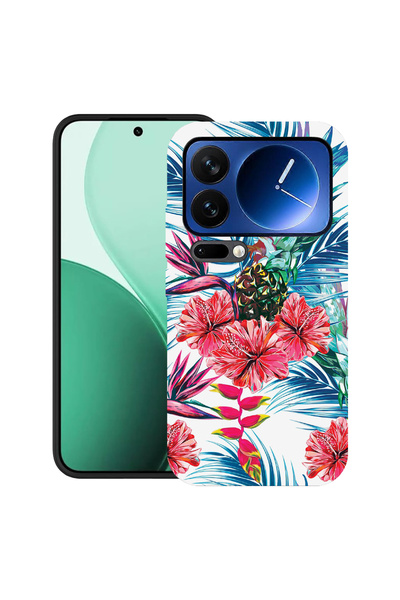 bestcase Carcasă ultra subțire TPU pentru Xiaomi 17 Pro, cu design floral, 21...