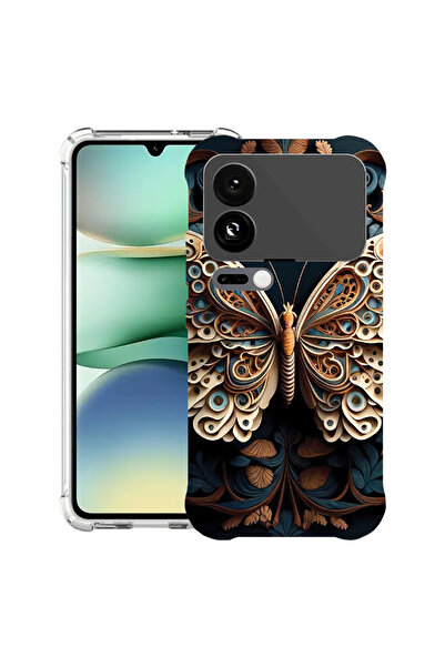 bestcase Carcasă antișoc pentru Xiaomi 17 Pro, cu design Beauty Butterfly, 20...