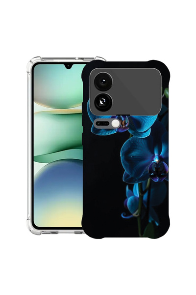 bestcase Husă antișoc pentru Xiaomi 17 Pro, cu design Blue Orchid, 2099997 AS 1403