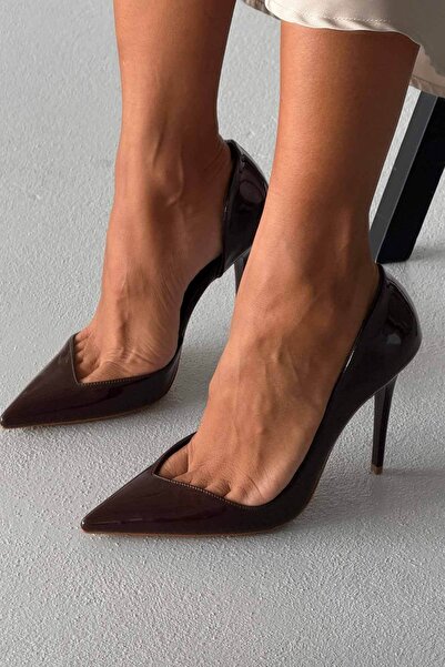 AYAKKABI PRENSİ Swag Aci Brown Patent Leather