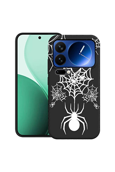 bestcase Carcasă ultra subțire TPU pentru Xiaomi 17 Pro, cu design Spider Web, 2100006 B 1036