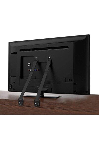 Generic DDMA Heavy-Duty Adjustable Anti-Tip TV & Furniture Straps, Black, Pack of 2