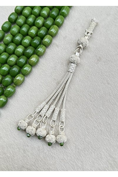 KAZZAZE Срібна казайська модель імама з бісерними деталями, п'ятьма підвіскам...