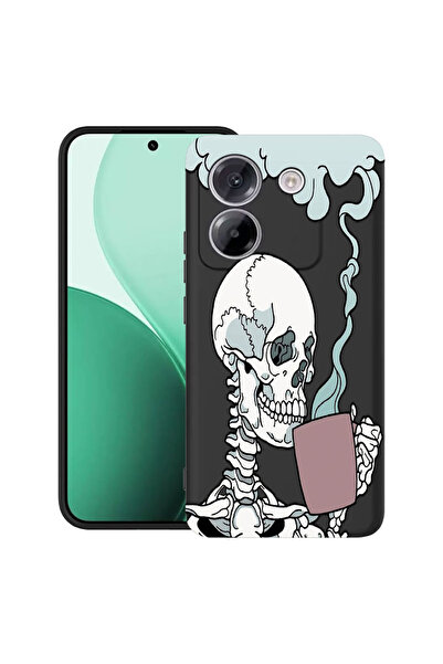 bestcase Carcasă ultra subțire TPU pentru Poco M7 Pro 5G, design cu craniu, 2100003 B 252