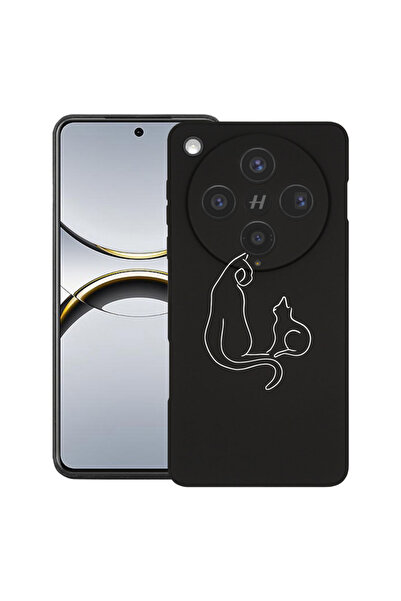 bestcase Husă premium din silicon pentru OPPO Find X8, cu design abstract Cat...